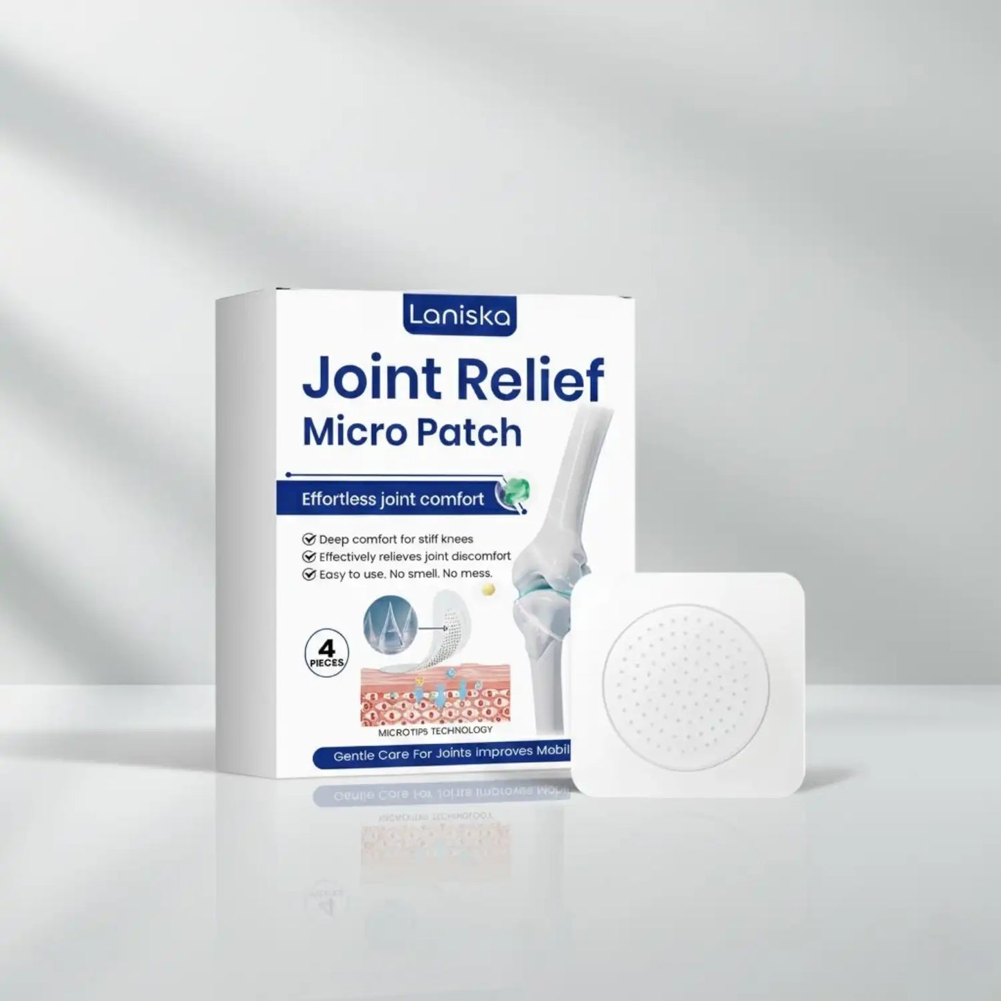 ضمادة نانوية لتخفيف آلام الركبة والمفاصل – بدون إبر،